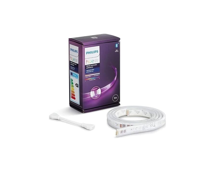 その他 PHILIPS hue LightstripPlus Philips Hue white and color ambiance Taśma LED 1m Lightstrip